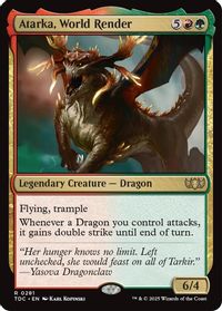 Atarka, World Render — Commander: Tarkir: Dragonstorm