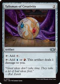 Talisman of Creativity — Commander: Tarkir: Dragonstorm