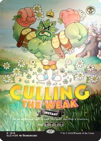 Culling the Weak (Rainbow Foil) — Secret Lair Drop Series