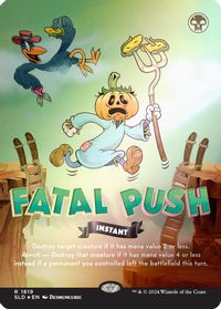 Fatal Push (1819) (Rainbow Foil) — Secret Lair Drop Series