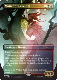 Master of Cruelties (Rainbow Foil) — Secret Lair Drop Series