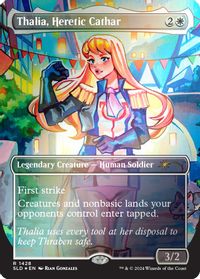 Thalia, Heretic Cathar (Rainbow Foil) — Secret Lair Drop Series