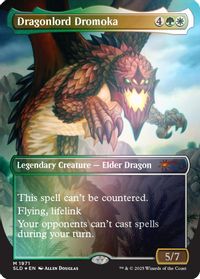 Dragonlord Dromoka (Rainbow Foil) — Secret Lair Drop Series