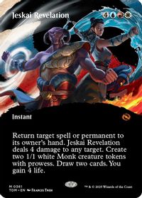 Jeskai Revelation (Borderless) — Tarkir: Dragonstorm