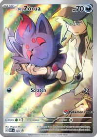N's Zorua - 189 (Pokemon Center Exclusive) — SV: Scarlet & Violet Promo Cards