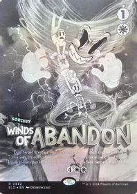 Winds of Abandon (Black & White Foil) — Secret Lair Drop Series