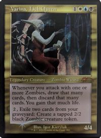 Varina, Lich Queen (Retro Frame) — Secret Lair Drop Series