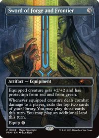 Sword of Forge and Frontier (Borderless) — Unique and Miscellaneous Promos