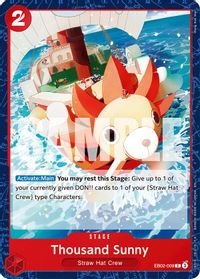 Thousand Sunny — Extra Booster: Anime 25th Collection