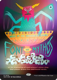 Font of Mythos (Rainbow Foil) — Secret Lair Drop Series