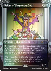 Priest of Forgotten Gods (Rainbow Foil) — Secret Lair Drop Series