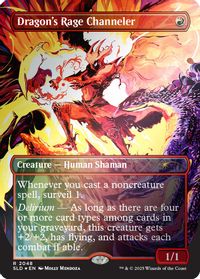 Dragon's Rage Channeler (2048) (Rainbow Foil) — Secret Lair Drop Series