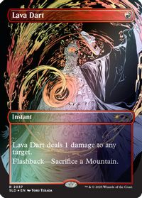 Lava Dart (Rainbow Foil) — Secret Lair Drop Series