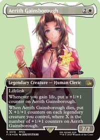 Aerith Gainsborough (Borderless) (Surge Foil) — FINAL FANTASY