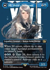 Jill, Shiva's Dominant (Borderless) (Surge Foil) — FINAL FANTASY