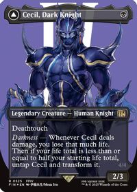 Cecil, Dark Knight (Borderless) (Surge Foil) — FINAL FANTASY