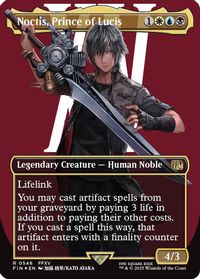 Noctis, Prince of Lucis (Borderless) (Surge Foil) — FINAL FANTASY
