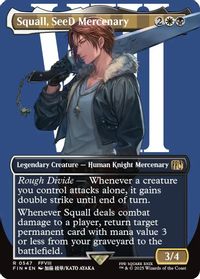 Squall, SeeD Mercenary (Borderless) (Surge Foil) — FINAL FANTASY