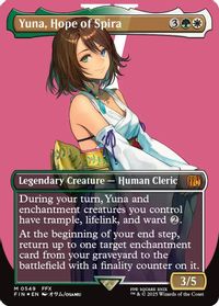 Yuna, Hope of Spira (Borderless) (Surge Foil) — FINAL FANTASY