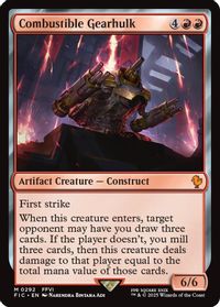 Combustible Gearhulk — Commander: FINAL FANTASY
