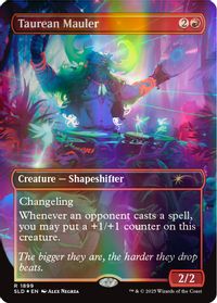 Taurean Mauler (Double Rainbow Foil) — Secret Lair Drop Series
