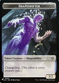 Shapeshifter // Cat Double-Sided Token — The List Reprints
