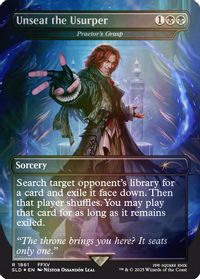 Unseat the Usurper - Praetor's Grasp (Rainbow Foil) — Secret Lair Drop Series