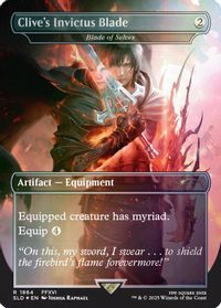 Clive's Invictus Blade - Blade of Selves (Rainbow Foil) — Secret Lair Drop Series