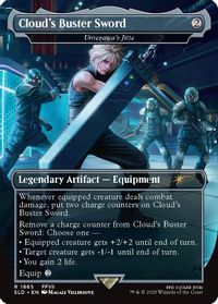 Cloud's Buster Sword - Umezawa's Jitte — Secret Lair Drop Series