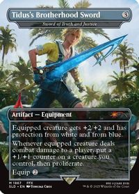 Tidus's Brotherhood Sword - Sword of Truth and Justice — Secret Lair Drop Series