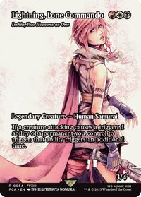 Lightning, Lone Commando - Isshin, Two Heavens as One (Showcase) — FINAL FANTASY: Through the Ages