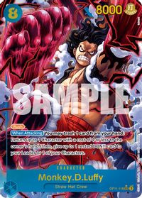 Monkey.D.Luffy (118) (Alternate Art) — A Fist of Divine Speed
