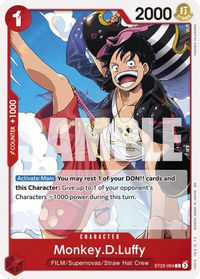 Monkey.D.Luffy — Starter Deck 23: RED Shanks
