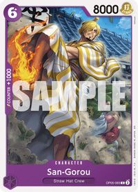 San-Gorou (Reprint) — Starter Deck 26: PURPLE/BLACK Monkey.D.Luffy