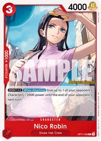 Nico Robin — A Fist of Divine Speed Release Event Cards