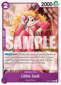 Little Sadi — A Fist of Divine Speed Release Event Cards