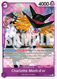 Charlotte Mont-d'or — A Fist of Divine Speed Release Event Cards