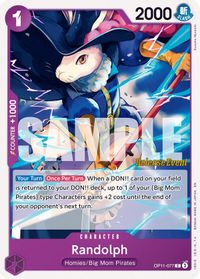 Randolph — A Fist of Divine Speed Release Event Cards
