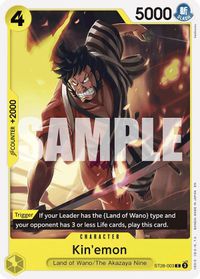 Kin'emon — Starter Deck 28: GREEN/YELLOW Yamato