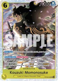Kouzuki Momonosuke — Starter Deck 28: GREEN/YELLOW Yamato