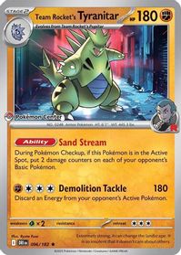 Team Rocket's Tyranitar (Pokemon Center Exclusive) — Miscellaneous Cards & Products
