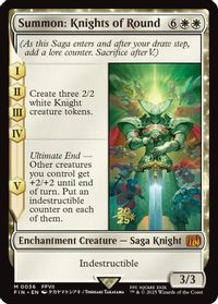 Summon: Knights of Round — Prerelease Cards
