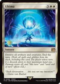 Ultima — Prerelease Cards