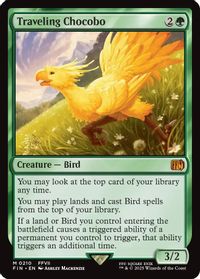 Traveling Chocobo — Prerelease Cards