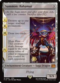Summon: Bahamut — Prerelease Cards