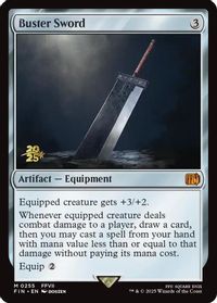 Buster Sword — Prerelease Cards