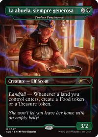 La abuela, siempre generosa - Tireless Provisioner — Secret Lair Drop Series