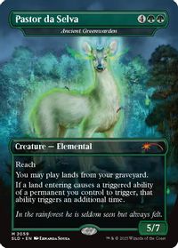 Pastor da Selva - Ancient Greenwarden — Secret Lair Drop Series