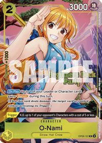 O-Nami (Beginners Deck Party [ST-23] - [ST-28] Winner Pack) — One Piece Promotion Cards
