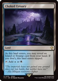 Choked Estuary (Surge Foil) — Commander: FINAL FANTASY